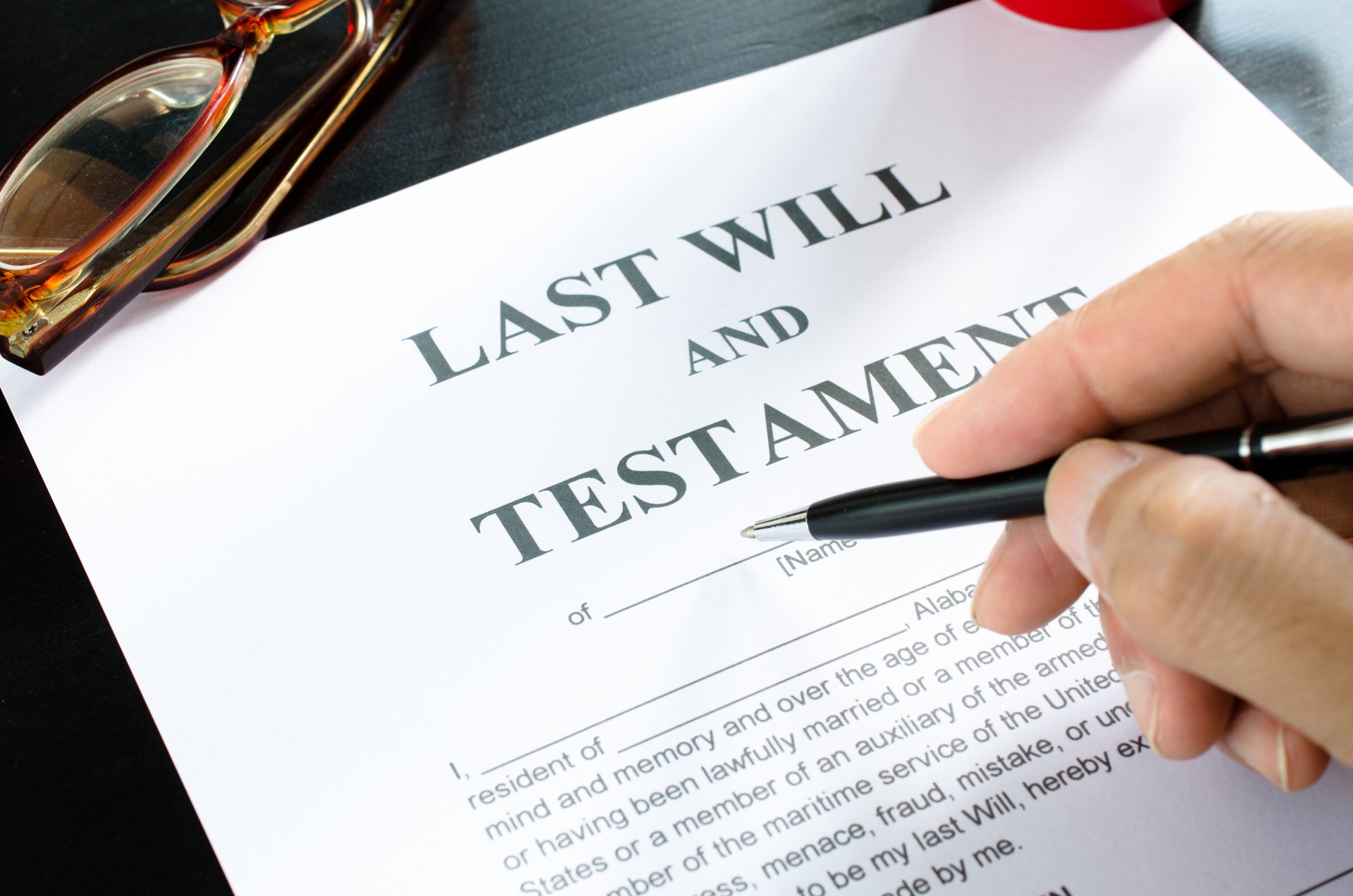 last will and testament